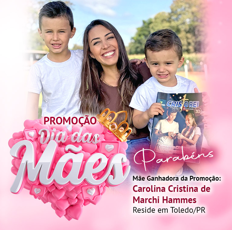 Mãe Ganhadora da promoção Dia das Mães