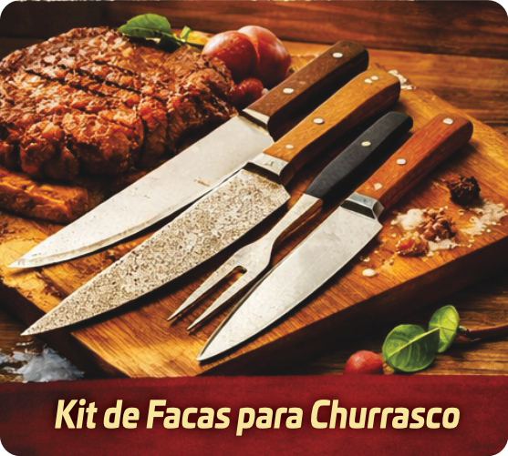 Kit de Facas para Churrasco