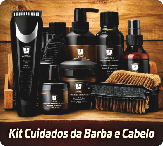Kit Cuidados Barba e Cabelo